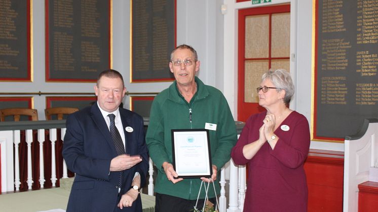 Dave Linnell has been praised for always offering a helping hand with community rail projects.
