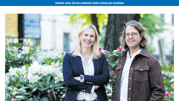 Angelini Pharma satsar inom hjärnhälsa - Brain Health