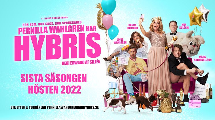 Pernilla Wahlgren kopplar grepp och utökar Hybris-turnén med ny medlem samt fler datum för en sista vända hösten 2022!