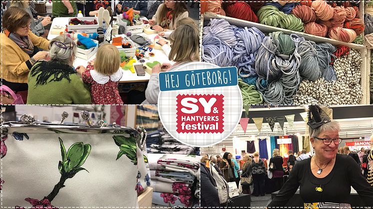 Rekordstor Sy- och Hantverksfestival på Svenska Mässan 7–9 september 2018