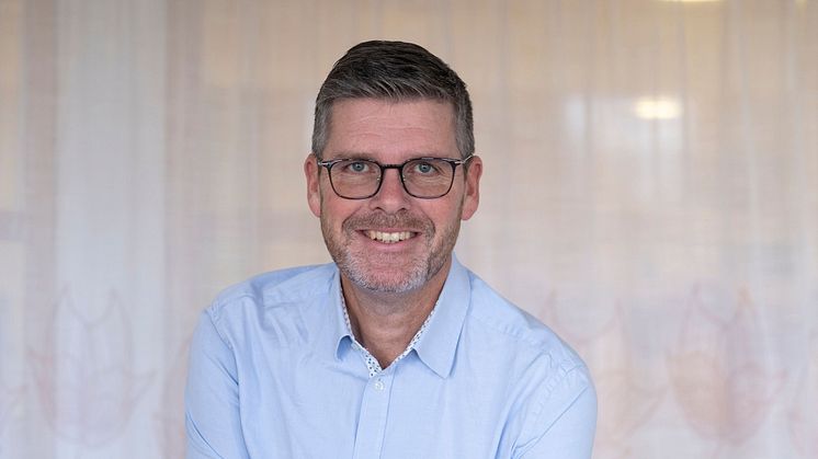 Fredrik Hedlund ny förbundsrektor i Sensus studieförbund. Fotograf Torsten Sundberg.