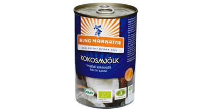 Återkallelse av Kung Markatta Kokosmjölk KRAV (400 ml