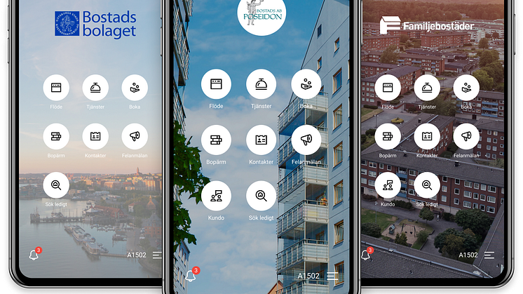 Bostadsbolagets hyresgäster testar digitala boendetjänster i app