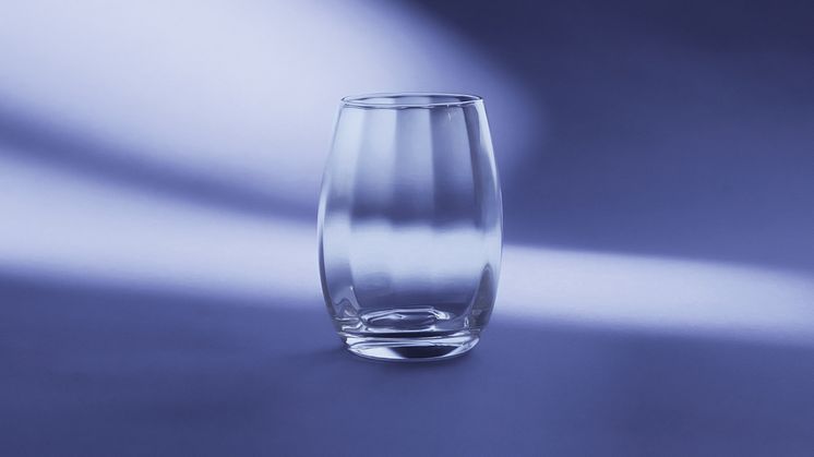Brillant vannglass
