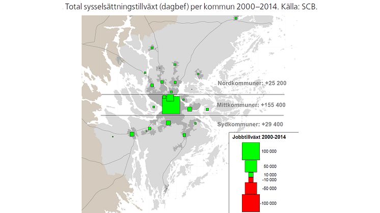 Hemming (C): Ökad centralisering av jobben i Stockholmsregionen