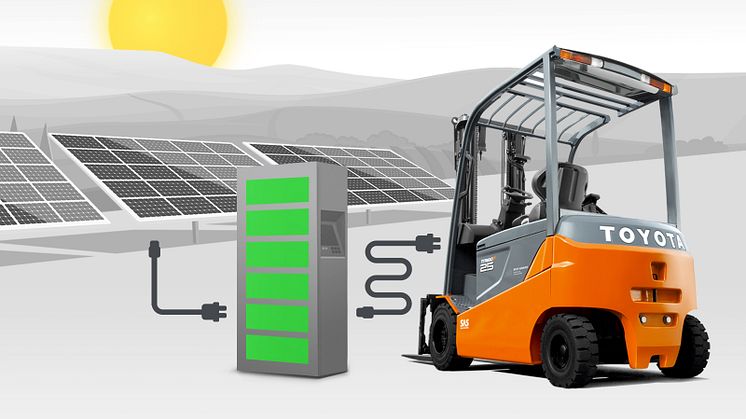 Toyota Material Handling Europe och Eneo Solutions samarbetare i ett strategiskt solprogram