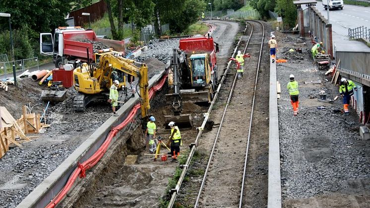 Lambertseterbanen delåpnes 8. juli fram til Karlsrud stasjon