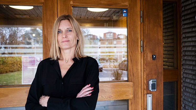 Charlotta Thureson Giberg, mark- och exploateringschef, Huddinge kommun är Årets samhällsbyggare. Foto: Johannes Frandsen