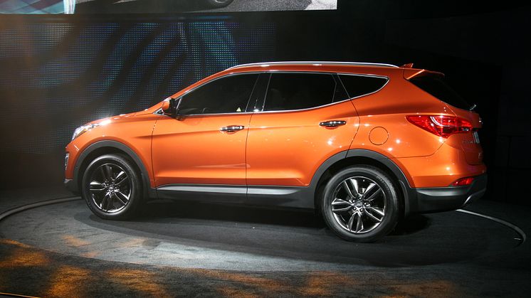 Nye Hyundai Santa Fe; venstre side