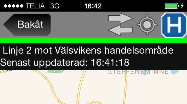 Ny app - Var  E Bussen
