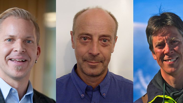 Niklas Svensson, Göran Cars och Anders Modig talar på Ecoforum