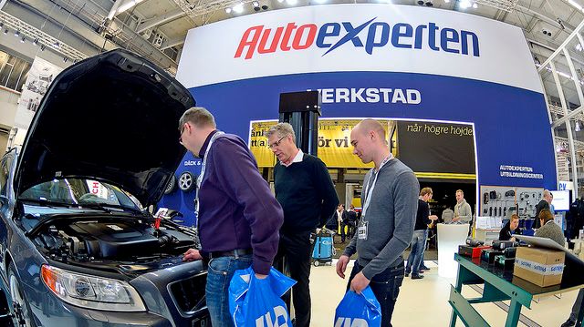 KG Knutsson fokuserar på sitt kedjekoncept, AutoExperten, under Automässan.