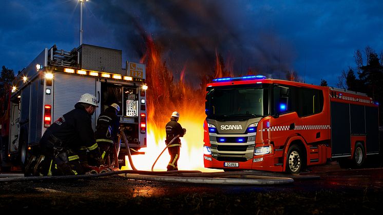Scania Feuerwehrfahrzeuge sind besonders sicher und extrem vielseitig.