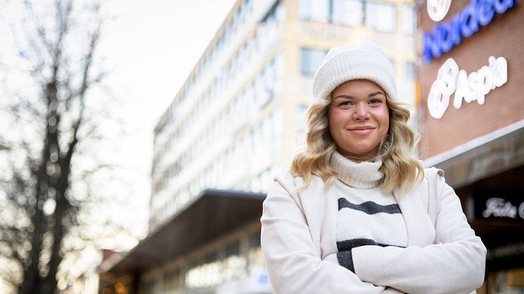 Filippa Andersson gör karriär på TikTok - men stannar i Skellefteå.