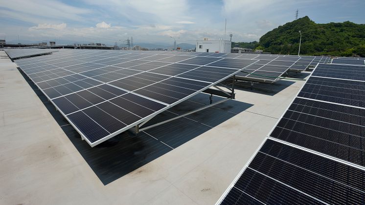 Solcelleanlæg hos Mazda i Hiroshima
