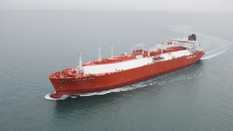 LNG Carrier Ribera Del Duero Knutsen pictured. Credit Knutsen.