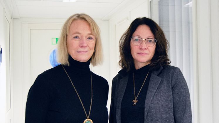 Carina Nilsson och Päivi Juuso, forskare vid Luleå tekniska universitet