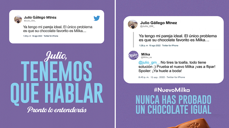 Milka estrena su campaña “Tenemos que hablar” para desvelar su mayor renovación de los últimos 25 años