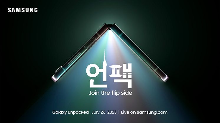 [Invitasjon] Galaxy Unpacked, juli 2023: Join the Flip Side
