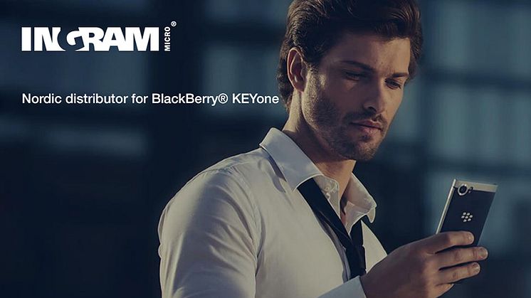 Ingram Micro vil distribuere den nye prisbelønte BlackBerry® KEYone 