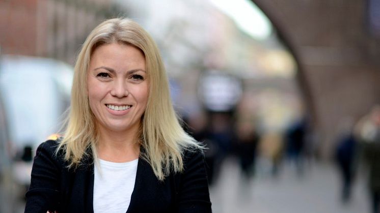 Karin Bäcklund, pr-konsult och kommunikationsstrateg på byrån Not just Cake 