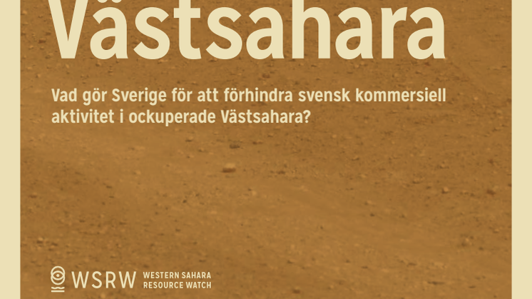 Sverige och plundringen av Västsahara 