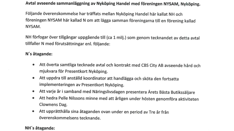 Fusion Nyköping Handel och NYSAM