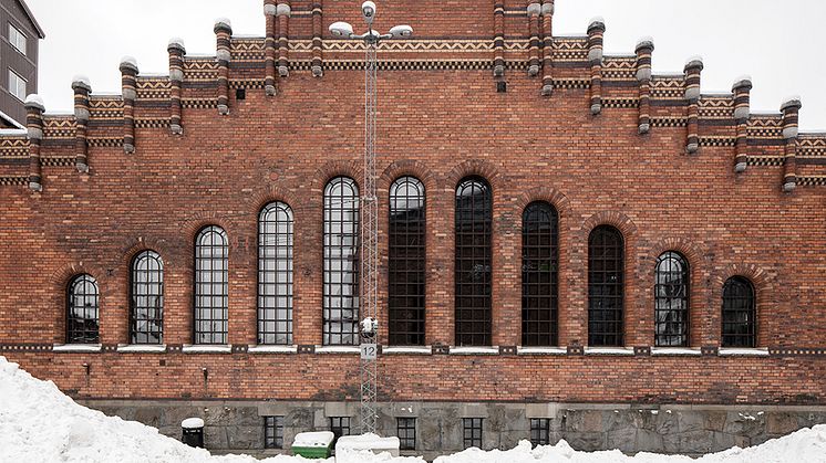 I Berghs nya lokaler i Gasverket är möblerna klädda med linoleum. Foto: Johan Dehlin