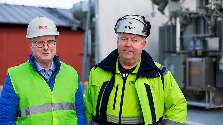 Göran Liljedahl, Utesäljare Elektroskandia och Tomas Rosenqvist, Projektledare Eltec