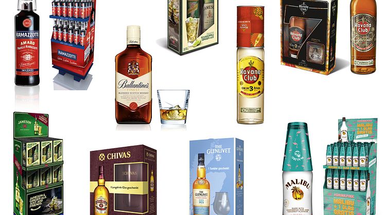 Exklusive Pernod Ricard Deutschland Promotion-Aktionen zum Jahresendgeschäft