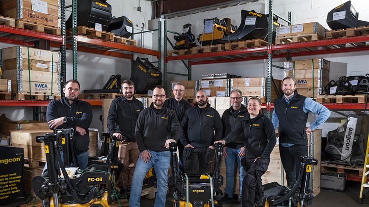 L'equipe d'Engcon North America