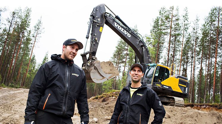 Volvo EC380E hos Bröderna Isaksson i Kalix