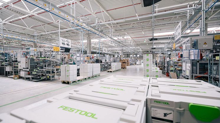 Ny, miljövänlig och modern fabrik i Tyskland