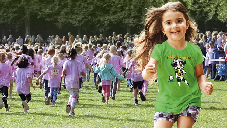 I maj och juni kommer över 30 000 barn att springa Kalvinknatet, Sveriges största barnlopp som arrangeras av Skånemejerier tillsammans med Malmö Allmänna Idrottsförening och lokala idrottsföreningar.
