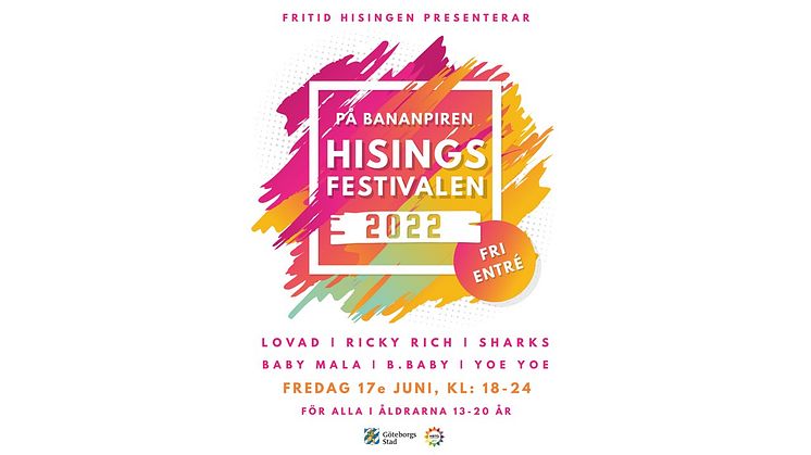 Hisingsfestivalen gör comeback efter coronarestriktionerna