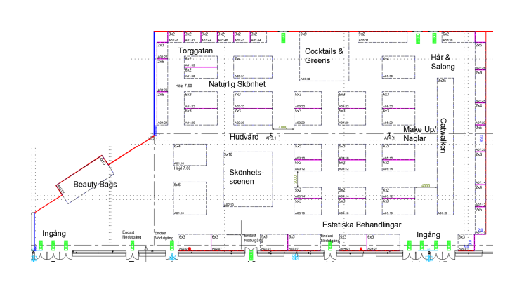 Hall Plan Acadermia 2018