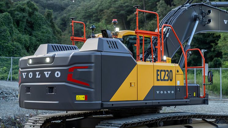 Volvo EC230 - exteriör design