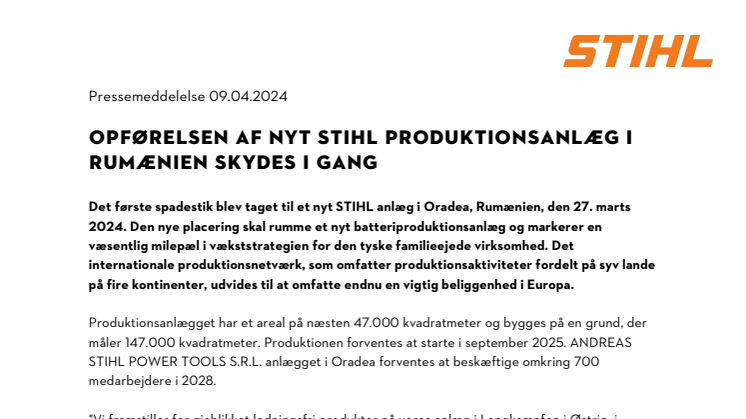 STIHL_Opførelsen af nyt STIHL produktionsanlæg i Rumænien skydes i gang.pdf