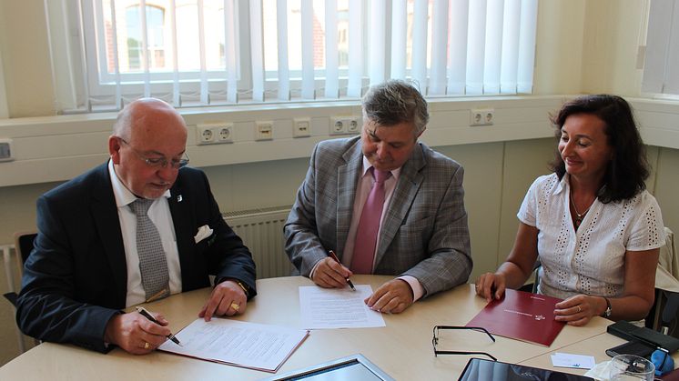 Kooperation in akademischer Lehre und Forschung mit der Technischen Universität Łódź/Polen vereinbart