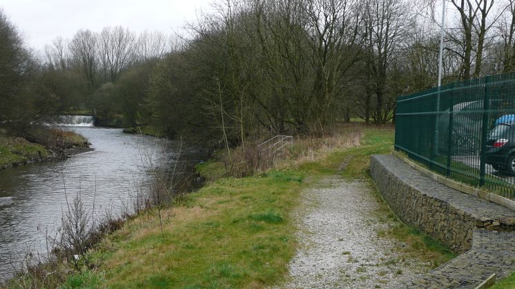 Work starts on new riverside path for Chamberhall