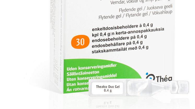 Nyhet! Thealoz Duo Gel – extra långvarig effekt jämfört med ögondroppar