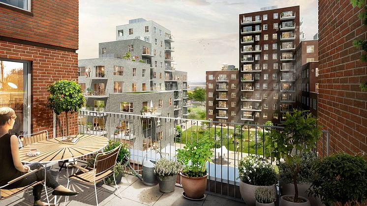 Når projektet står færdigt vil der være 315 nye, bæredygtige lejligheder i det levende og attraktive bykverter omkring Strandlodsvej, Kløvermarken og Amager Strand