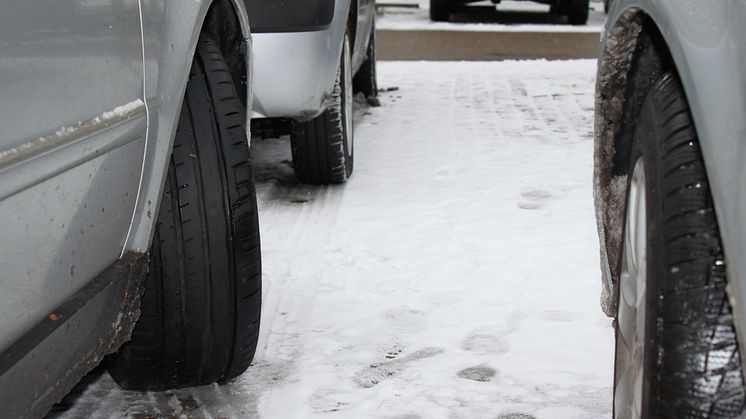 Godt og dårligt dæk i vinterføre