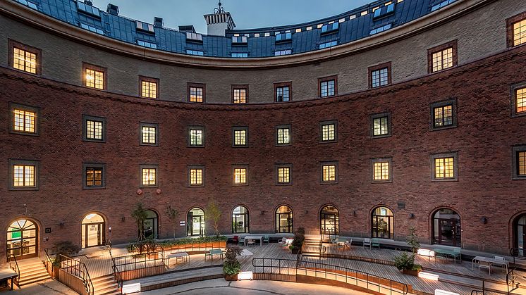 Upprustning av innergård på Sankt Eriksgatan 121 i Stockholm