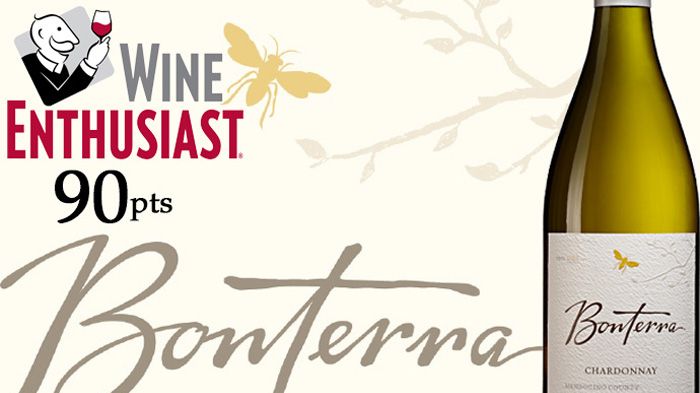 Bonterra Chardonnay – 90 poäng och "Best Buy" i Wine Enthusiast