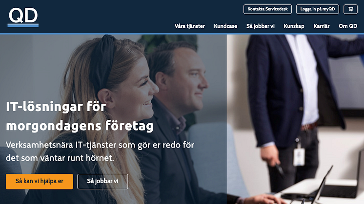 QD lanserar ny hemsida för bättre kundupplevelse!