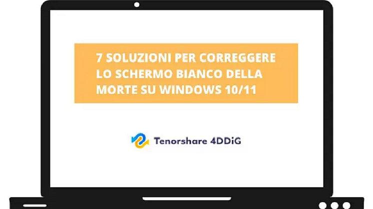 schermo del computer bianco