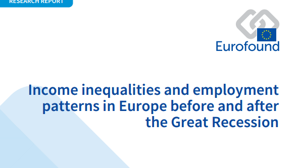Front Cover: Income inequalities and employment patterns in Europe