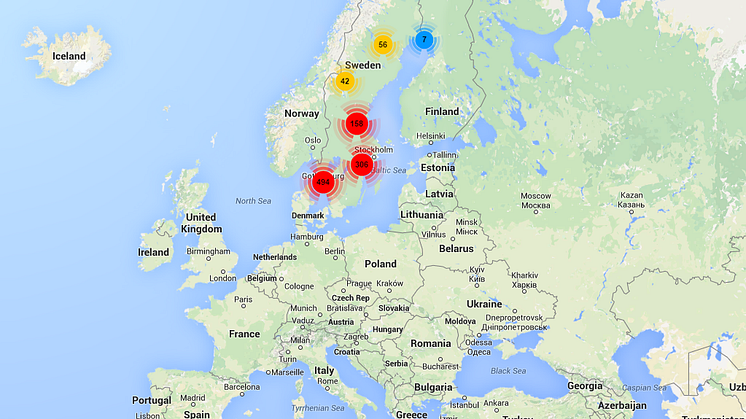 Flygresor.se visar vart grannen vill resa