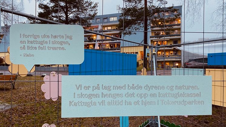 Følg med på hva som skjer i Tokerudparken